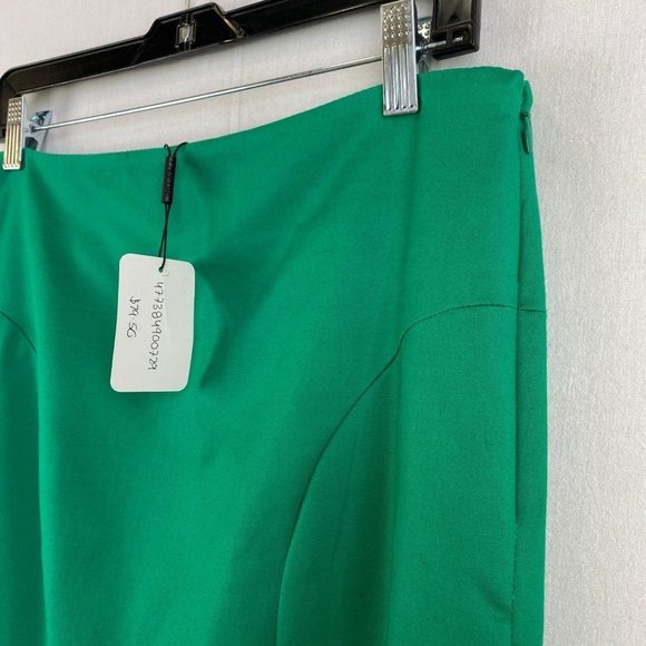 CALVIN KLEIN Kelly Green Skirt NWT - Picture 3 of 8